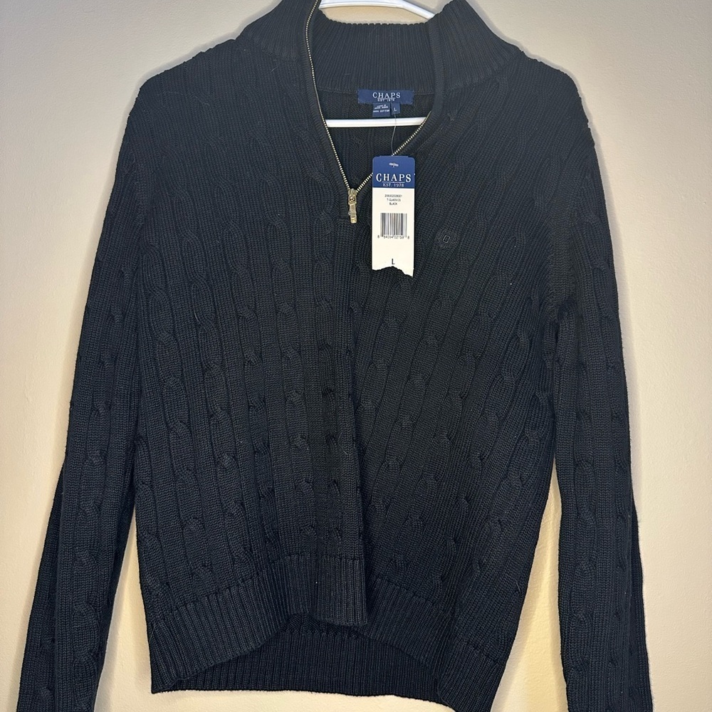 Chaps Black Women's Sweater